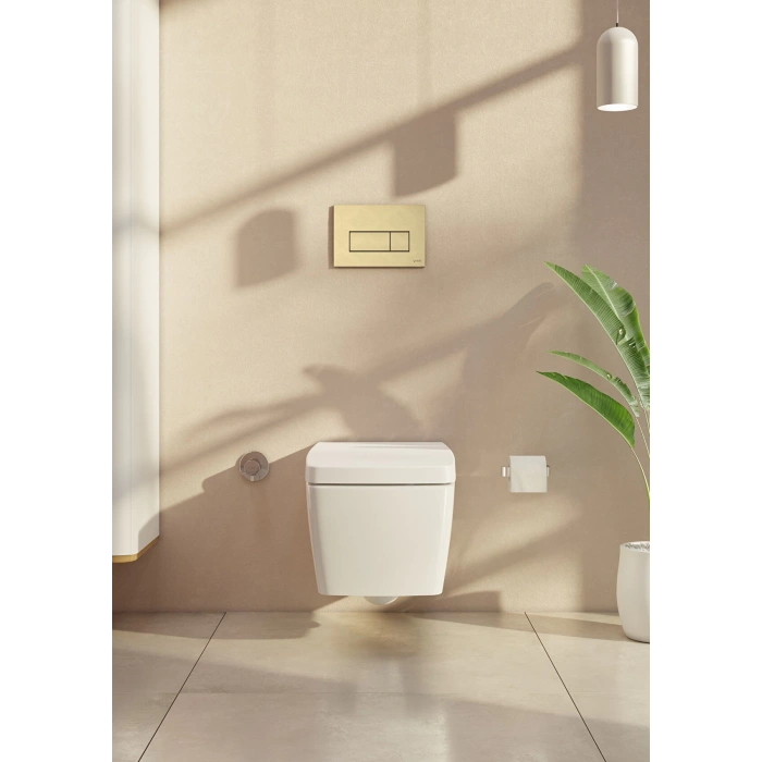 VitrA Root Square 740-2325 Kumanda Paneli, Fırçalı Altın