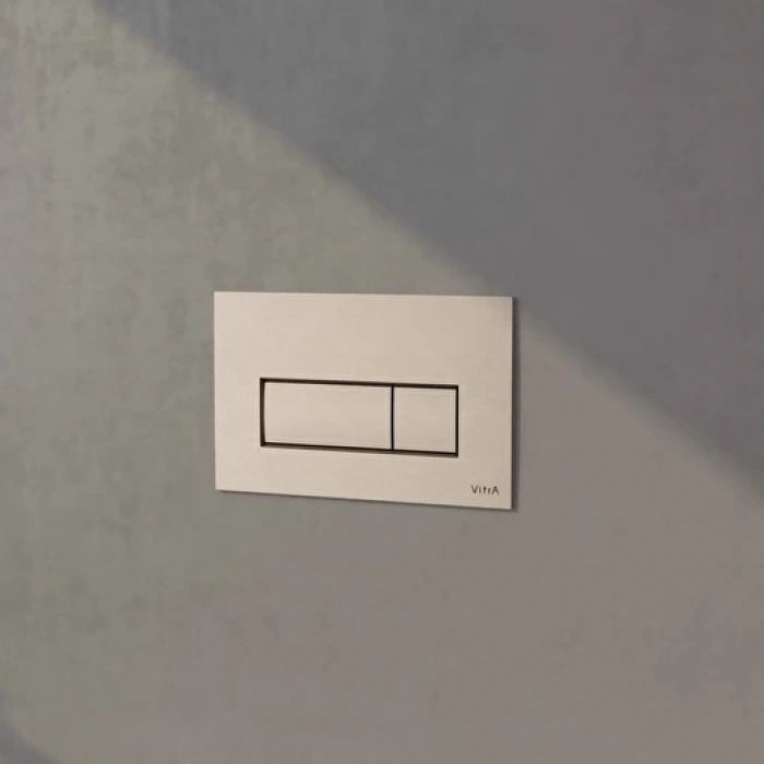 VitrA Root Square 740-2395 Kumanda Paneli, Fırçalı nikel