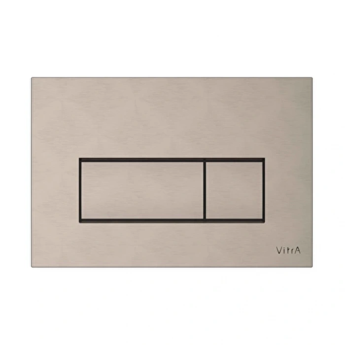 VitrA Root Square 740-2395 Kumanda Paneli, Fırçalı nikel