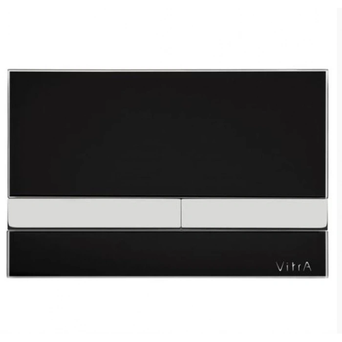 VitrA Select 740-1101 Kumanda Paneli, Siyah-Krom buton