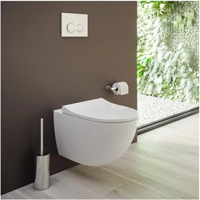 VitrA Sento 7748B003-0559 Rim-ex Asma Klozet, 54 cm, Beyaz