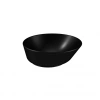 VitrA Geo 7421B083-0016 Çanak Lavabo Yuvarlak, Kompakt, 40x38 cm Mat Siyah