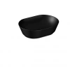 VitrA Geo 7427B083-0016 Çanak Lavabo Oval, 55x40 Cm Mat Siyah