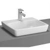 VitrA Metropole 5661B003-0937 Çanak Lavabo Kompakt, 50x46 cm Tek Armatür Delikli P. Beyaz