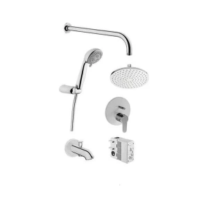 VitrA Flow Round A49306 Ankastre Duş Seti Krom