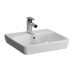 VitrA Metropole 5661B003-0937 Çanak Lavabo Kompakt, 50x46 cm Tek Armatür Delikli P. Beyaz