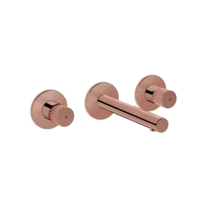 VitrA Origin A4258226 3 Delikli Ankastre Lavabo Bataryası Bakır