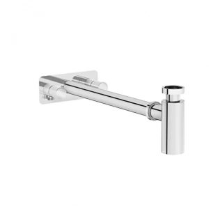 VitrA Origin A45159 Lavabo Sifon Seti Simetrik - Rozetli, Krom