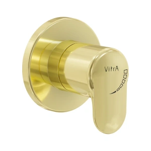 VitrA Root Round A4273074  Ankastre Stop Valf (Sıva Üstü Grubu), Soft Altın