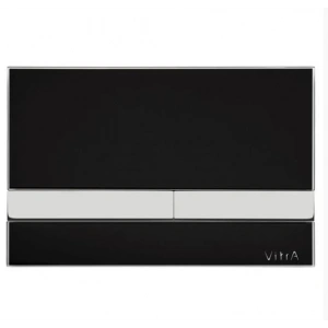VitrA Select 740-1101 Kumanda Paneli, Siyah-Krom buton