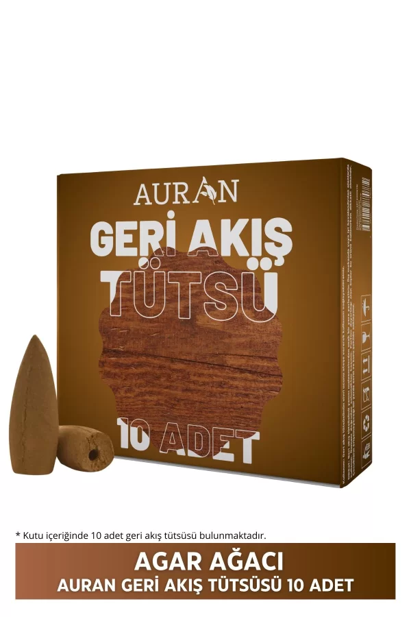 Toptan Agar Ağacı Kokulu Geri Akış Tütsüsü konik Tütsü Agar Wood Backflow Incense Cones 10 Adet