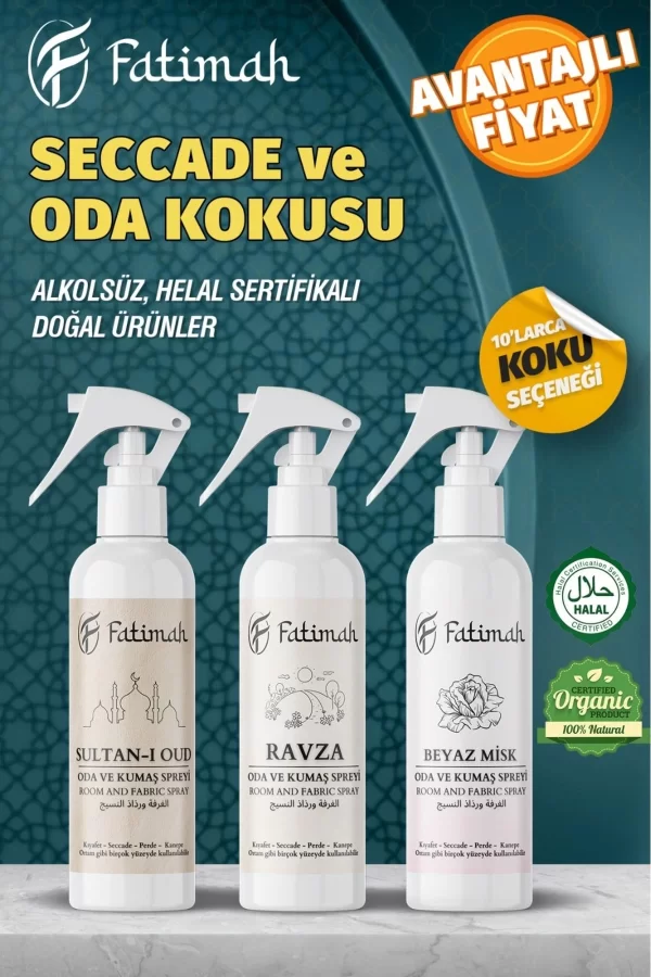 Toptan Amber & Oud Oda Ve Kumaş Spreyi Seccade Spreyi Oda Kokusu Koku Çamaşır Spreyi 250ml