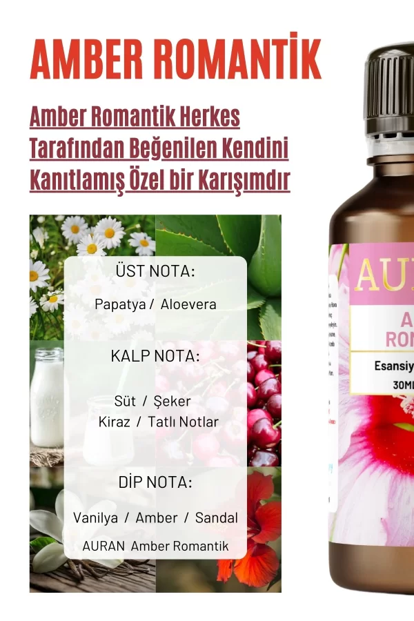 Toptan Amber Romantik Saf Esansiyel Uçucu Koku Yağı