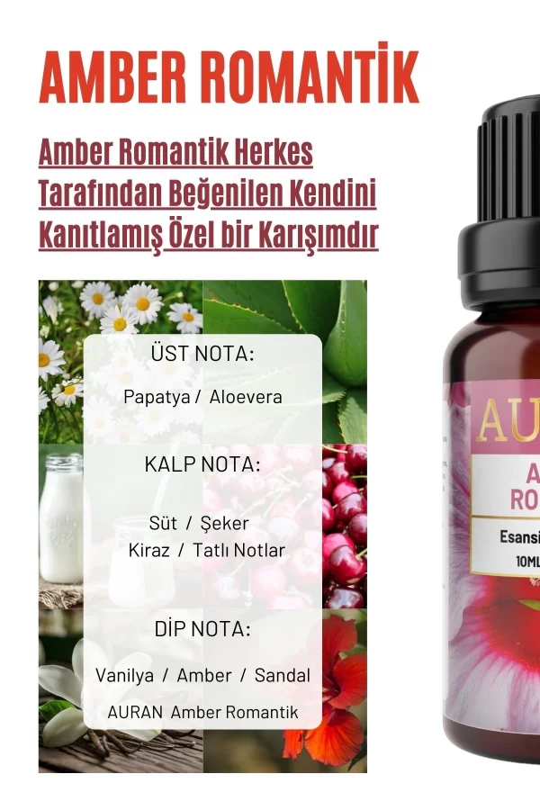 Toptan Amber Romantik Saf Esansiyel Uçucu Koku Yağı