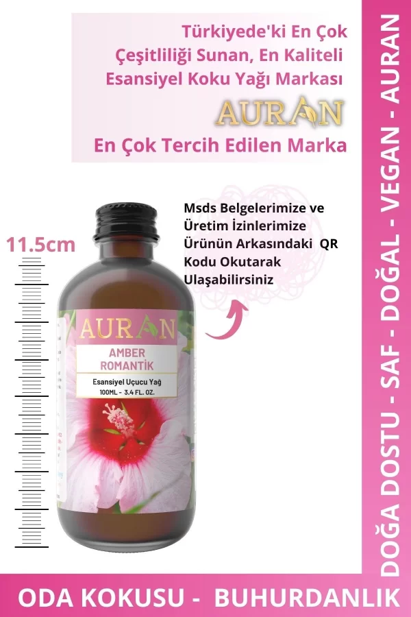 Toptan Amber Romantik Saf Esansiyel Uçucu Koku Yağı