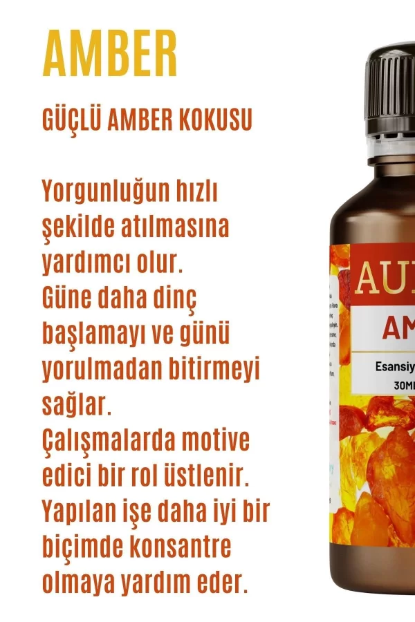 Toptan Amber Saf Esansiyel Uçucu Koku Yağı