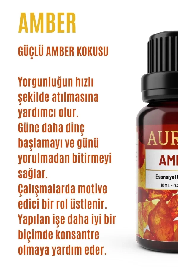 Toptan Amber Saf Esansiyel Uçucu Koku Yağı