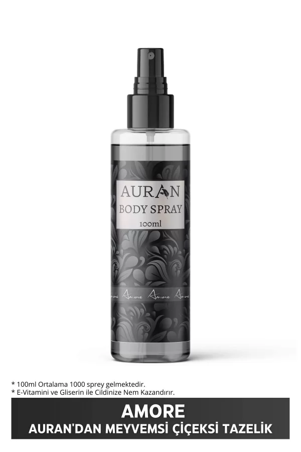 Toptan Amore Parfümlü Vücut Spreyi Amore Body Mist Spray 100ml