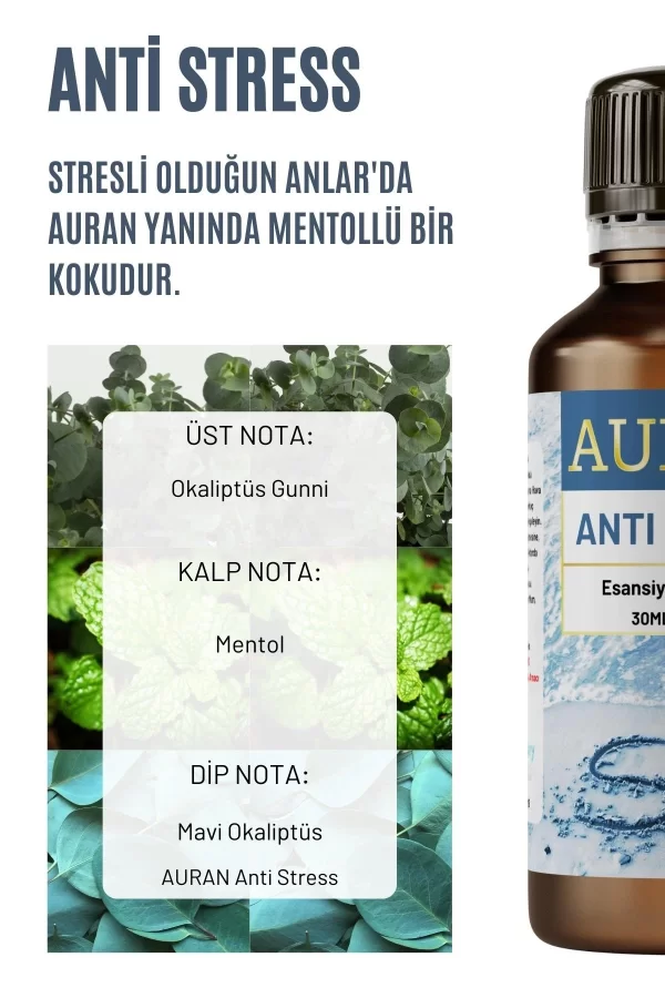 Toptan Anti Stress Saf Esansiyel Uçucu Koku Yağı