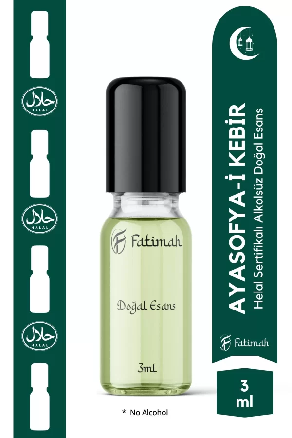 Toptan Ayasofya-i Kebir Doğal Esans Alkolsüz Esans Esansiyel yağ Roll On Esans Natural Essence 3ml