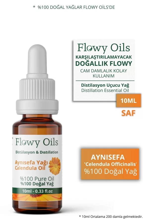 Toptan Aynısefa Yağı %100 Doğal Bitkisel Uçucu Yağ Calendula Oil 10ml