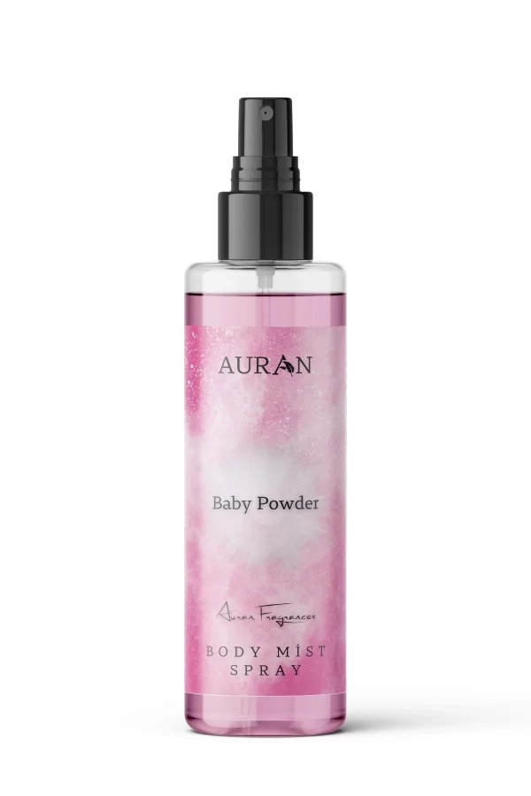 Toptan Bebek Pudrası Parfümlü Vücut Spreyi Baby Powder Body Mist Spray 100ml