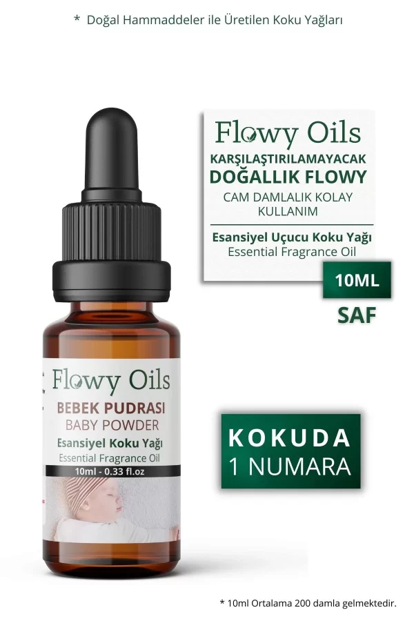 Toptan Bebek Pudrası Saf Esansiyel Uçucu Koku Yağı Esans Buhurdanlık Yağı Difüzör Esansı Fragrance10ml