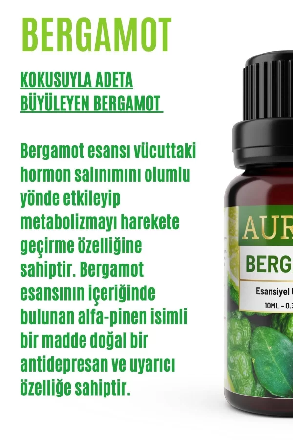 Toptan Bergamot Saf Esansiyel Uçucu Koku Yağı