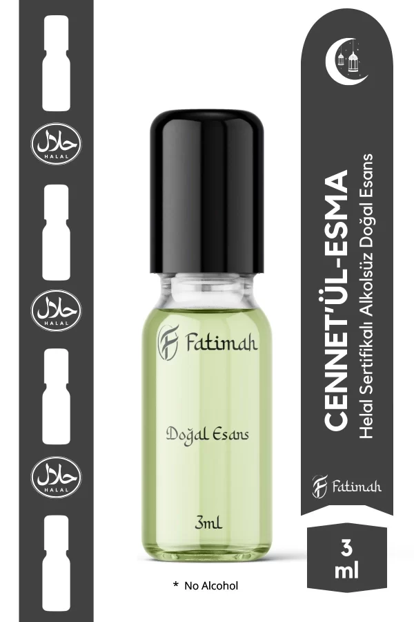 Toptan Cennetül Esma Doğal Esans Alkolsüz Esans Esansiyel yağ Roll On Esans Natural Essence 3ml