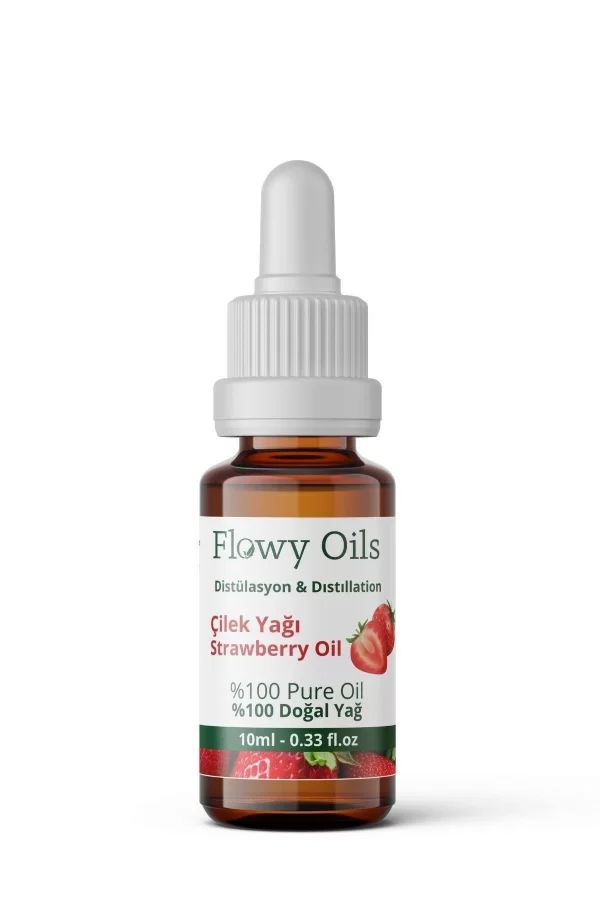 Toptan Çilek Yağı %100 Doğal Bitkisel Uçucu Yağ Strawberry Oil 10ml