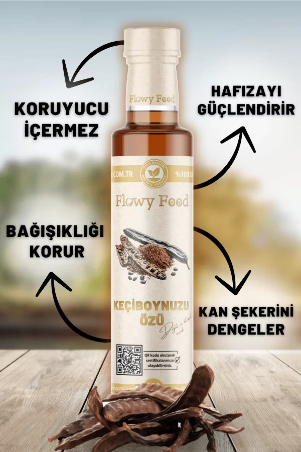 Toptan Doğal Keçi Boynuzu Özü Keçiboynuzu Pekmezi Harnup Pekmezi Carob Molasses 320 gram