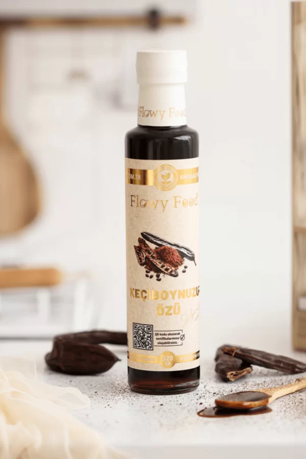 Toptan Doğal Keçi Boynuzu Özü Keçiboynuzu Pekmezi Harnup Pekmezi Carob Molasses 320 gram