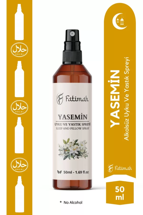 Toptan Doğal Yasemin Kokulu Alkolsüz Uyku ve Yastık Spreyi Natural Sleep And Pıllow Spray 50 ml