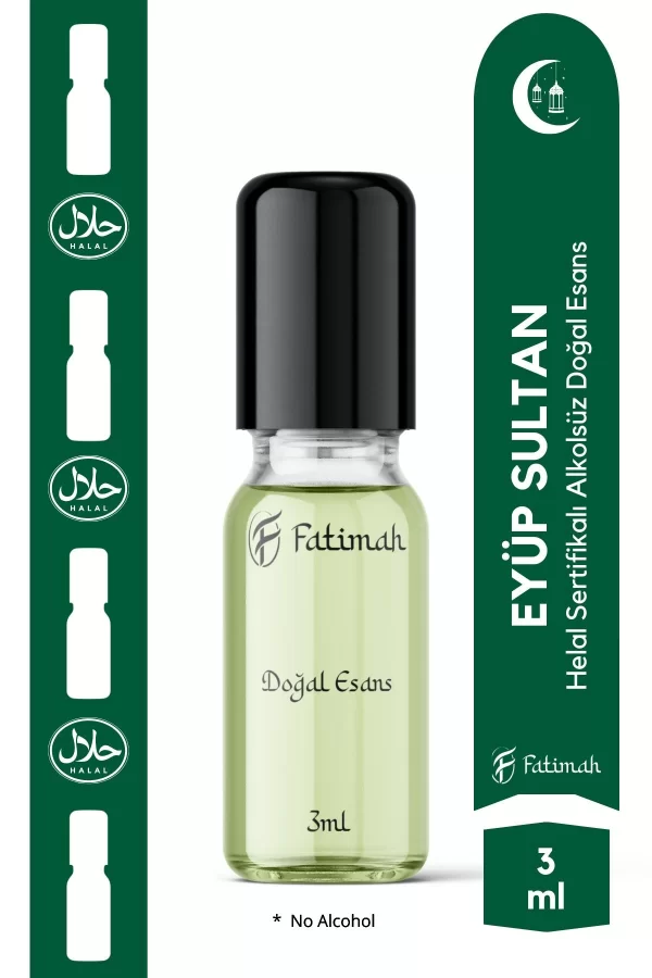 Toptan Eyüp Sultan Esans Alkolsüz Esans Esansiyel yağ Roll On Esans Natural Essence 3ml