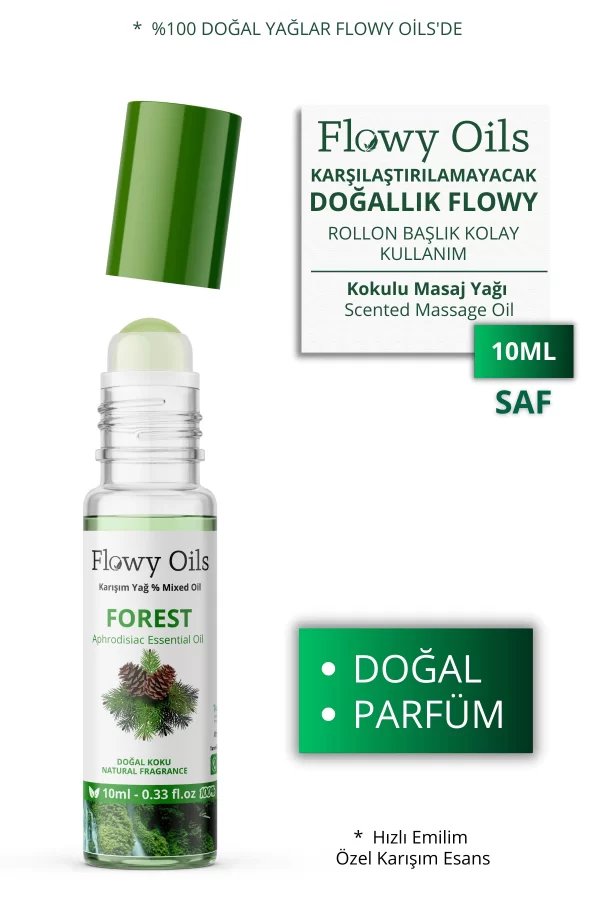 Toptan Forest Doğal Karışım Esansiyel Yağ Uçucu Yağ Karışımı Etkili Koku, Esans Doğal Roll-On 10ml