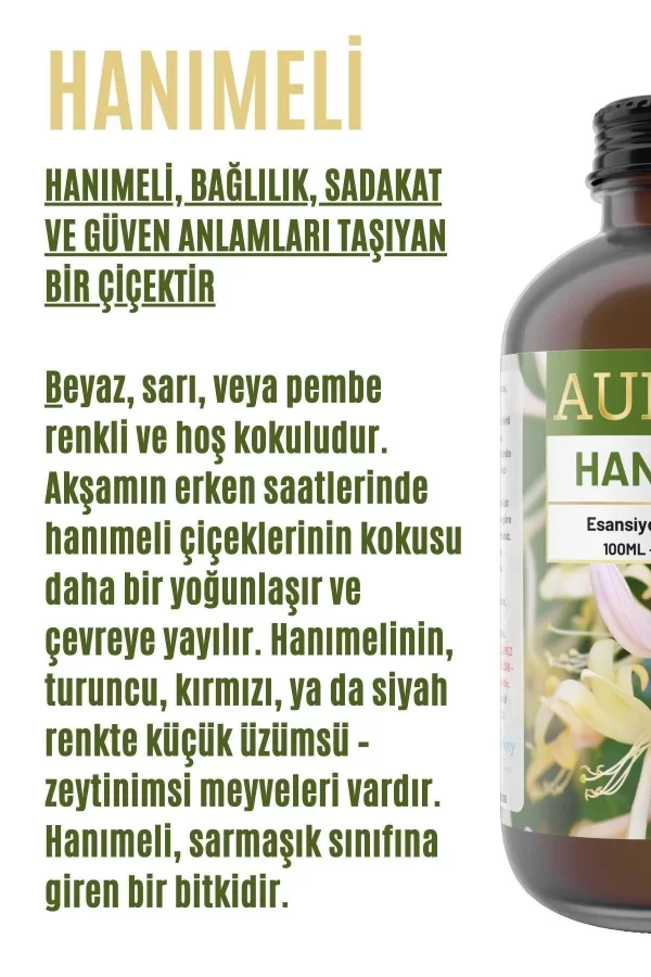 Toptan Hanımeli Saf Esansiyel Uçucu Koku Yağı