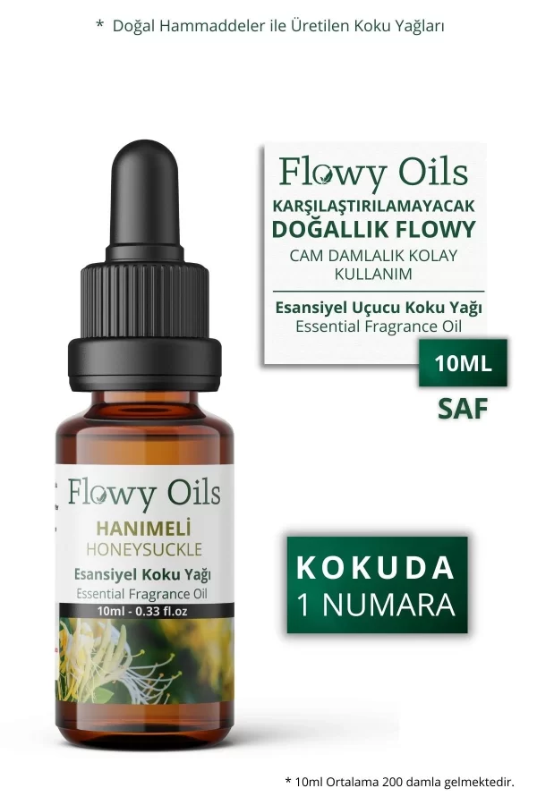 Toptan Hanımeli Saf Esansiyel Uçucu Koku Yağı Esans Buhurdanlık Yağı Difüzör Esansı Fragrance Oil 10ml