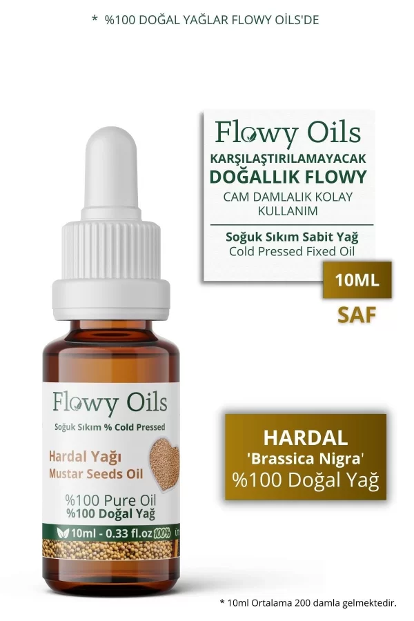 Toptan Hardal Yağı %100 Doğal Bitkisel Sabit Yağ Mustar Seeds Oil 10ml