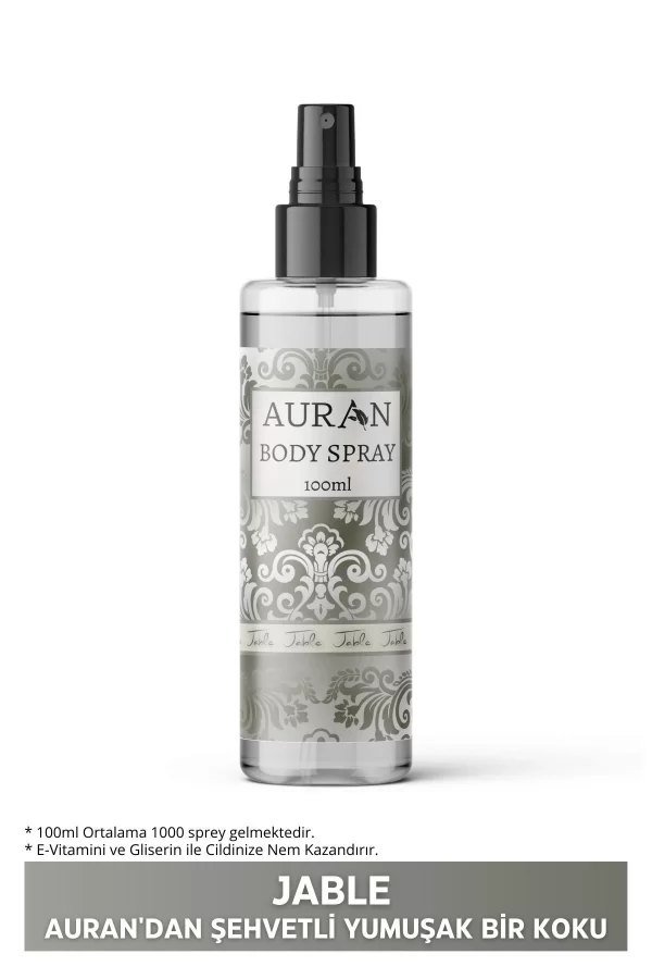 Toptan Jable Parfümlü Vücut Spreyi Jable Body Mist Spray 100ml