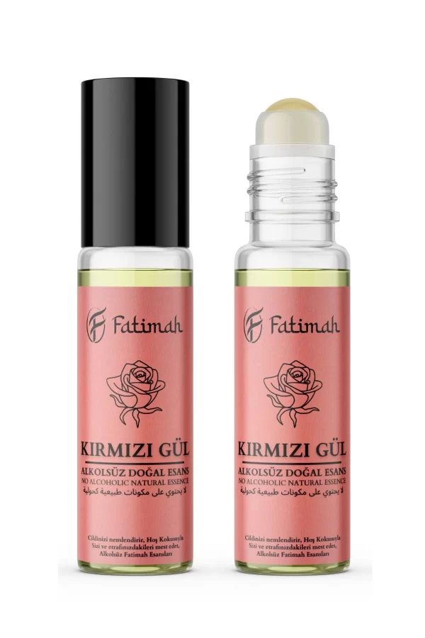 Toptan Kırmızı Gül Kokusu Doğal Esans Alkolsüz Esans Esansiyel yağ Roll On Esans Natural Essence 10ml