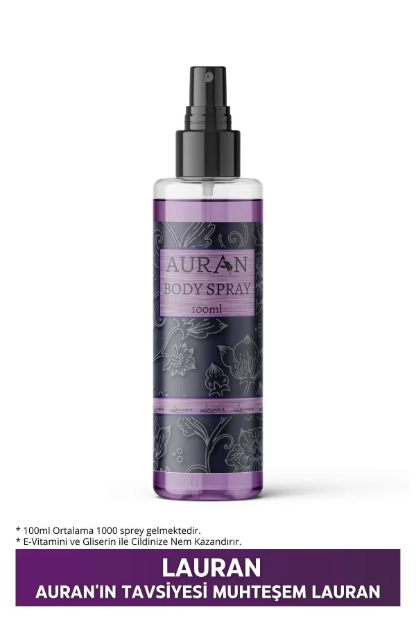 Toptan Lauran Parfümlü Vücut Spreyi Lauran Body Mist Spray 100ml