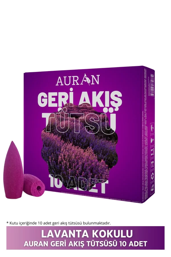 Toptan Lavanta Kokulu Geri Akış Tütsüsü konik Tütsü Lavander Backflow Incense Cones 10 Adet