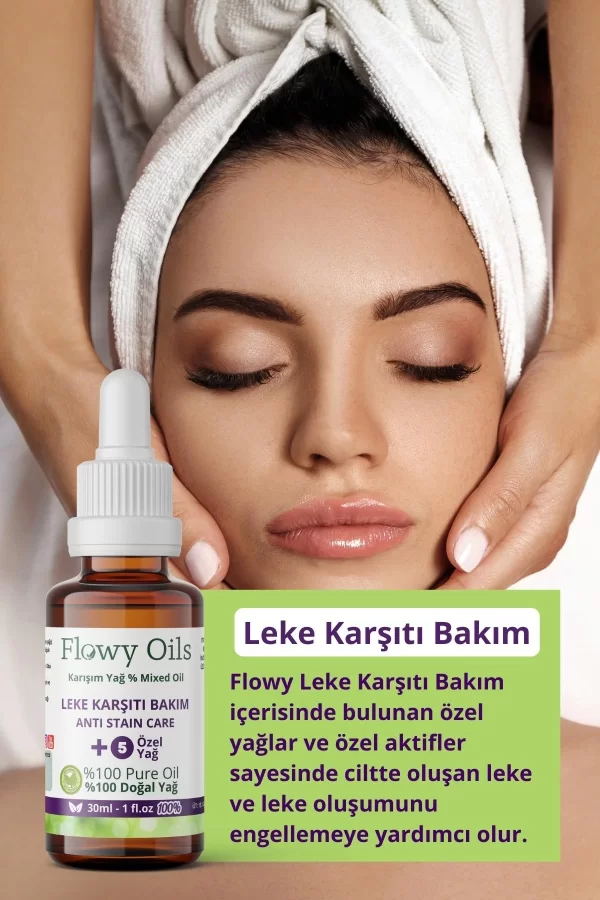 Toptan Leke Karşıtı Cilt Bakım Yağı +5 Yağ İçeren %100 doğal karışım Antı Skin Care Oil 30ml