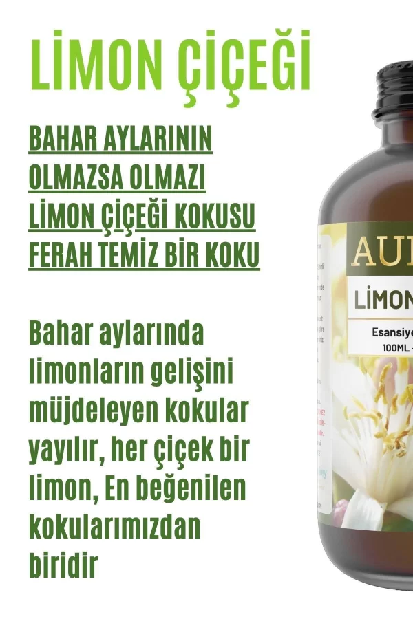 Toptan Limon Çiçeği Saf Esansiyel Uçucu Koku Yağı