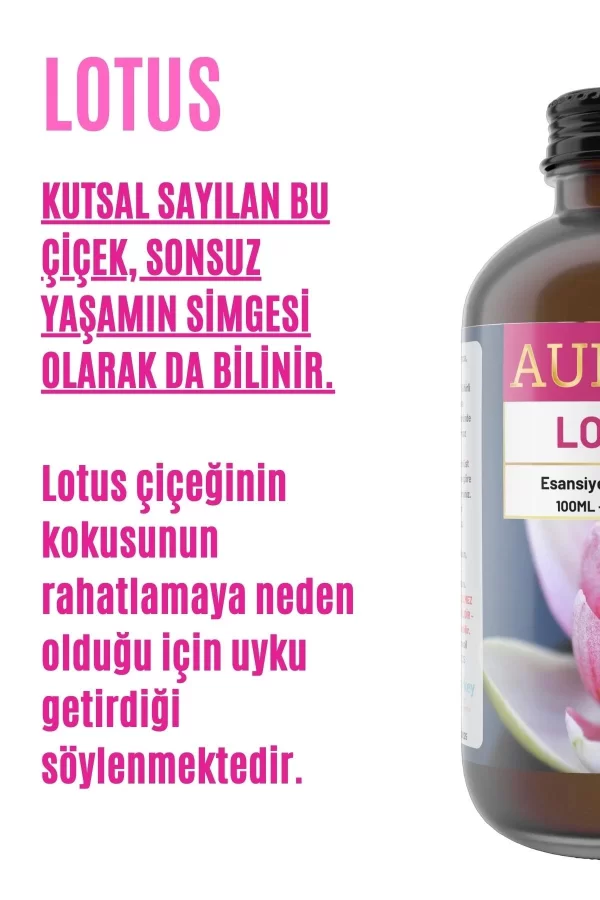 Toptan Lotus Saf Esansiyel Uçucu Koku Yağı