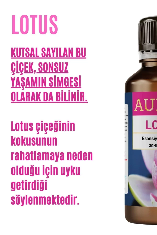 Toptan Lotus Saf Esansiyel Uçucu Koku Yağı