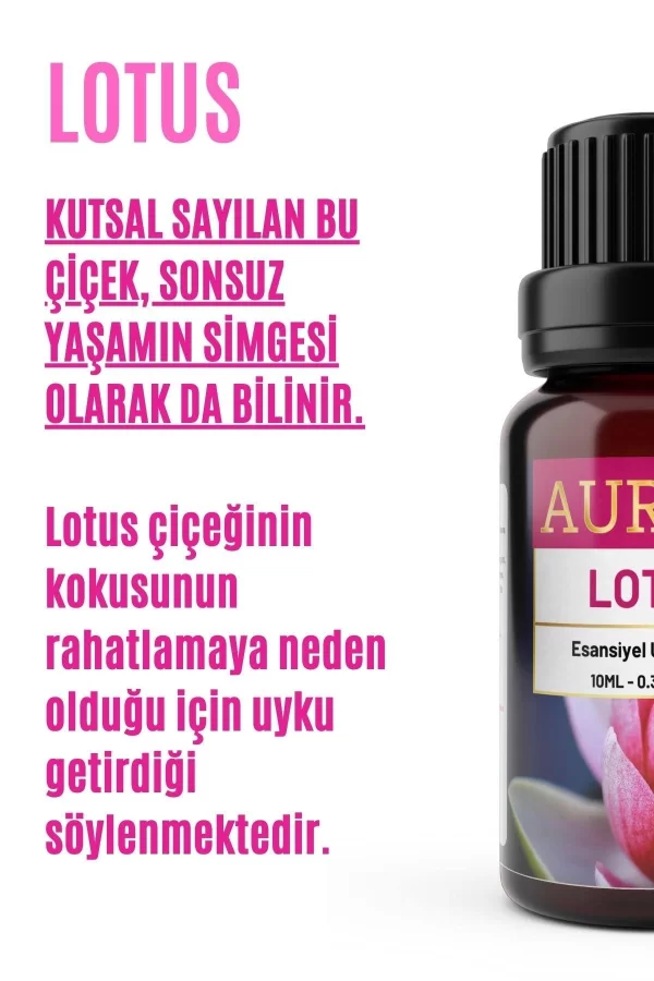 Toptan Lotus Saf Esansiyel Uçucu Koku Yağı