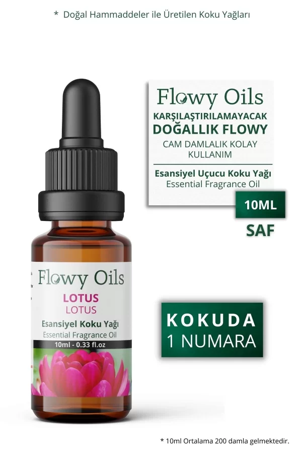 Toptan Lotus Saf Esansiyel Uçucu Koku Yağı Esans Buhurdanlık Yağı Difüzör Esansı Fragrance Oil 10ml