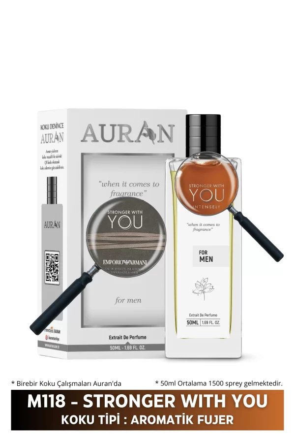 Toptan M118 - Stronger With You Erkek Parfüm AROMATİK FUJER 50ml