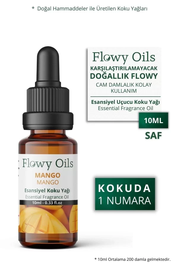 Toptan Mango Saf Esansiyel Uçucu Koku Yağı Esans Buhurdanlık Yağı Difüzör Esansı Fragrance Oil 10ml